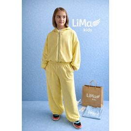Фотография Костюм детский спортивный на девочку 2604 yellow р.134-158 "LIMA SPORT" недорого оптом от прямого поставщика