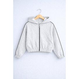 Фотография Кофта детская спортивная на девочку 2608 grey р.134-158 "LIMA SPORT" недорого оптом от прямого поставщика