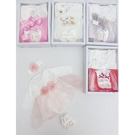 Боді на дівчинку ML4960 white-red р.0-0.3 "Meloria" недорого оптом від прямого постачальника