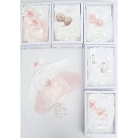 Боді на дівчинку ML4962 white-peach р.0-0.3 "Meloria" недорого оптом від прямого постачальника