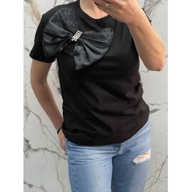 Фотография Футболка женская 4741 black р.S-L "Karon" недорого оптом от прямого поставщика