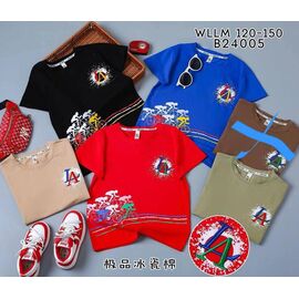 Фотография Футболка детская на мальчика 24005 l.blue р.5-8 "Фунтик" недорого оптом от прямого поставщика