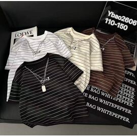 Фотография Футболка детская на мальчика 2606 black р.6-10 "Фунтик" недорого оптом от прямого поставщика