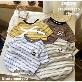 Фотография Футболка детская на мальчика 261215 brown р.2-6 "Фунтик" недорого оптом от прямого поставщика