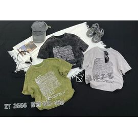 Фотография Футболка детская на мальчика 2666 green р.8-13 "Фунтик" недорого оптом от прямого поставщика