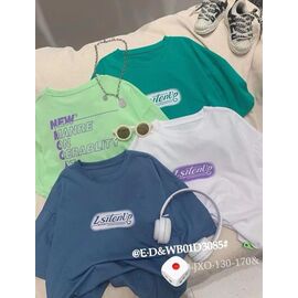 Фотография Футболка детская на мальчика 3085 blue р.8-12 "Фунтик" недорого оптом от прямого поставщика