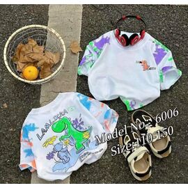 Фотография Футболка детская на мальчика 6006 lilac р.5-10 "Фунтик" недорого оптом от прямого поставщика