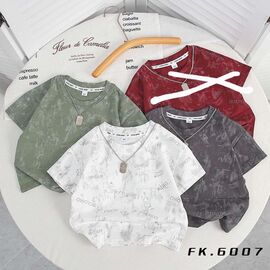 Фотография Футболка детская на мальчика 6007 green р.1-5 "Фунтик" недорого оптом от прямого поставщика