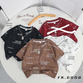 Фотография Футболка детская на мальчика 6008 brown р.1-5 "Фунтик" недорого оптом от прямого поставщика