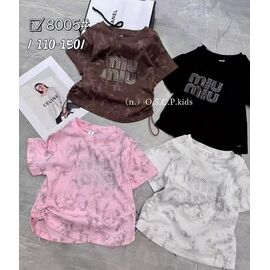 Фотография Футболка детская на девочку 8005 white р.5-9 "Фунтик" недорого оптом от прямого поставщика