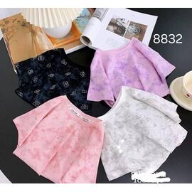 Фотография Футболка детская на девочку 8832 peach р.4-8 "Фунтик" недорого оптом от прямого поставщика