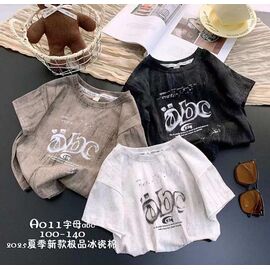 Фотография Футболка детская на мальчика A011 black р.1-5 "Фунтик" недорого оптом от прямого поставщика