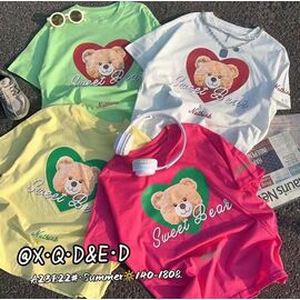 Фотография Футболка детская на девочку A23B22 yellow р.8-12 "Фунтик" недорого оптом от прямого поставщика