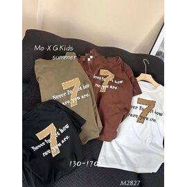 Фотография Футболка детская на мальчика M2827 black р.9-13 "Фунтик" недорого оптом от прямого поставщика