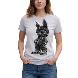 Фотография Футболка женская AL81 grey р.M-3XL "Алия" недорого оптом от прямого поставщика