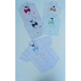 Фотография Рубашка детская лёгкая на мальчика 24-2000 beige р.104-122 "Meloria" недорого оптом от прямого поставщика