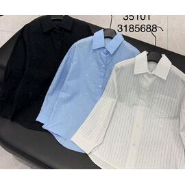 Фотография Рубашка детская на девочку 35101 black р.120-170 "Meloria" недорого оптом от прямого поставщика