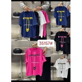 Фотография Футболка детская на девочку 35157 blue р.130-180 "Meloria" недорого оптом от прямого поставщика