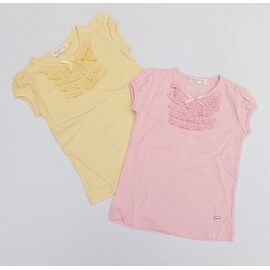 Фотография Футболка детская на девочку 7627 yellow р.104-128 "Meloria" недорого оптом от прямого поставщика