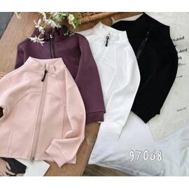 Фотография Кофта детская спортивная на девочку 97068 black р.100-140 "Meloria" недорого оптом от прямого поставщика