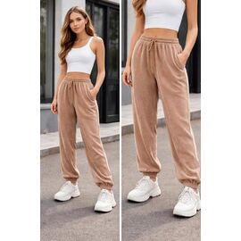 Фотография Штаны детские спортивные на девочку CK125 beige р.120-170 "Meloria" недорого оптом от прямого поставщика