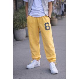 Фотография Штаны детские спортивные на мальчика ML4982 yellow р.120-170 "Meloria" недорого оптом от прямого поставщика