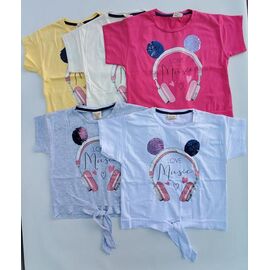 Фотография Футболка детская на девочку ML5021 white р.128-164 "Meloria" недорого оптом от прямого поставщика