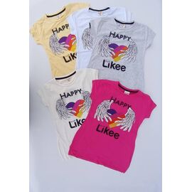 Фотография Футболка детская на девочку ML5057 red р.8-14 "Meloria" недорого оптом от прямого поставщика