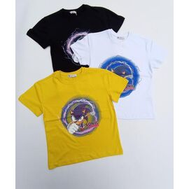 Фотография Футболка детская на мальчика ML5067 black р.128-152 "Meloria" недорого оптом от прямого поставщика