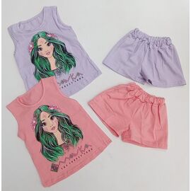 Костюм дитячий на дівчинку ML5093 peach р.28-36 "Meloria" недорого оптом від прямого постачальника