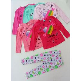 Костюм дитячий на дівчинку ML5098 l.pink р.5-8 "Meloria" недорого оптом від прямого постачальника