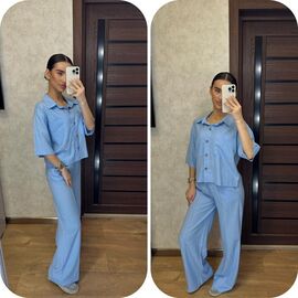 Костюм жіночий 013 l.blue р.42-48 "VALENTINA" недорого оптом від прямого постачальника