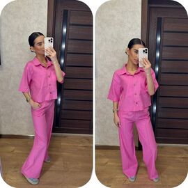 Костюм жіночий 013 pink р.42-48 "VALENTINA" недорого оптом від прямого постачальника