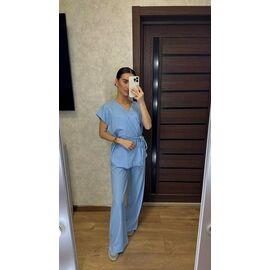 Костюм жіночий 019 l.blue р.42-52 "VALENTINA" недорого оптом від прямого постачальника