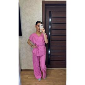 Костюм жіночий 019 pink р.42-52 "VALENTINA" недорого оптом від прямого постачальника