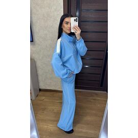 Костюм спортивний жіночий теплий 109 l.blue р.42-52 "VALENTINA" недорого оптом від прямого постачальника