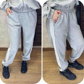 Фотография Штаны спортивные женские 210 grey р.42-56 "VALENTINA" недорого оптом от прямого поставщика