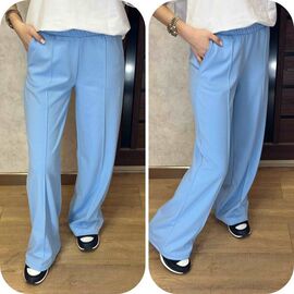 Фотография Штаны спортивные женские 244 l.blue р.42-48 "VALENTINA" недорого оптом от прямого поставщика