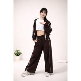 Фотография Костюм детский спортивный на девочку 2504 brown р.134-158 "LIMA SPORT" недорого оптом от прямого поставщика