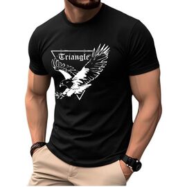 Футболка чоловіча AL64 black р.M-3XL "Алия" недорого оптом від прямого постачальника