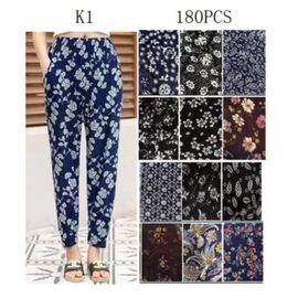 Фотография Штаны женские K1 mix р.7XL-10XL "Алия" недорого оптом от прямого поставщика