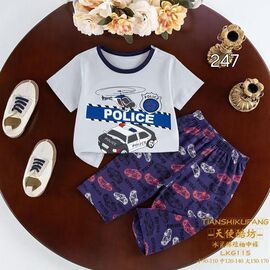 Піжама дитяча легка на хлопчика 115 navy р.2-4 "Фунтик" недорого оптом від прямого постачальника