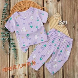 Піжама дитяча легка на дівчинку 239 lilac р.2-4 "Фунтик" недорого оптом від прямого постачальника