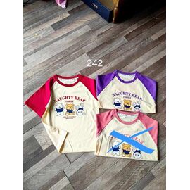 Фотография Футболка детская на девочку 242 purple р.3-7 "Фунтик" недорого оптом от прямого поставщика