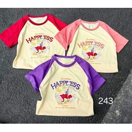 Фотография Футболка детская на девочку 243 red р.3-7 "Фунтик" недорого оптом от прямого поставщика