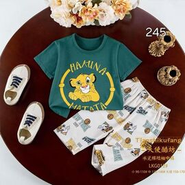 Піжама дитяча легка на хлопчика 245 green р.2-4 "Фунтик" недорого оптом від прямого постачальника