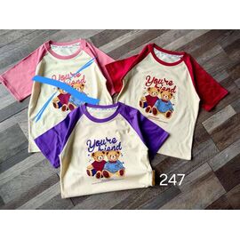 Фотография Футболка детская на девочку 247 purple р.3-7 "Фунтик" недорого оптом от прямого поставщика