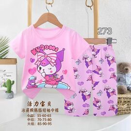 Піжама дитяча легка на дівчинку 273 pink р.5-7 "Фунтик" недорого оптом від прямого постачальника