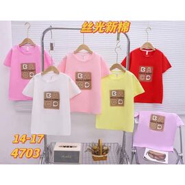 Фотография Футболка детская на девочку 4703 yellow р.8-11 "Фунтик" недорого оптом от прямого поставщика