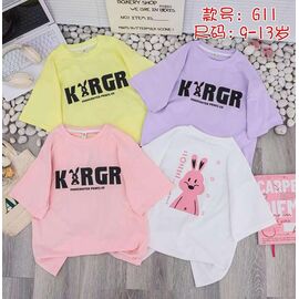 Фотография Футболка детская на девочку 611 pink р.9-13 "Фунтик" недорого оптом от прямого поставщика